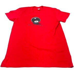 Classic Girl Women's Large 8 Ball Don't Count On It Short Sleeve Tee Shirt NWOT